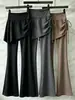 2026 Pantalones Acampanados Falsos de Dos Piezas para Mujer Pantalones Falda Micro Acampanados para Yoga Otoño e Invierno Cubierta Deportiva de Fitness Pantalones Tiburón