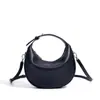 Bolsa Meia-Lua 2026 Estilo Coreano Design Clássico Bolsa de Mão Couro Bovino de Primeira Camada Nova Bolsa Transversal para Mulheres Nicho para o Dia a Dia High-End