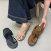 Sandalias Romanas de Plataforma de Moda para Exteriores Temporada Primavera 2026 sin Cierre Retro Plataforma Tacón Grueso Borla Zapatos sin Cierre