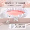 Pulsera de Piedra Ojo de Gato Tipo Hielo de Alta Calidad, Pulsera de Cuentas de Piedra Ojo de Gato Azul a la Moda y Genial, Pulsera de Lujo Ligero de Nicho al por Mayor