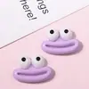 Dibujos Animados Divertidos Boca de Salchicha Mediana Ojo Grande Rana Accesorios de Resina Parche para Pasador de Pelo DIY Accesorios Creativos para Ropa Zapatos y Sombreros