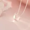Colar de Pérolas em Prata de Lei S925 Yongcheng, Corrente de Clavícula Geométrica Francesa Elegante e Fashion, Colar de Luxo de Alta Qualidade para Dropshipping
