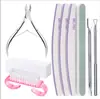 Kit de Ferramentas para Nail Art Mais Vendido na Amazon Transfronteiriço Kit de Lâmpada para Unhas Lixador Lima de Unha Caneta para Pintura de Cor Kit para Nail Art