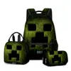 Mochila Escolar 3D de Filme Novo Mochila Lancheira Estojo Conjunto de Três Peças