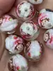 Nuevas Cuentas Redondas de Dibujos Animados Anime con Agujeros Rectos para Cadena de Teléfono, Llavero, Cadena de Bolso, Accesorios para Llavero