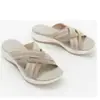 Sandalias de mujer, novedad de verano 2023, con cuña plana y boca de pez, con tejido cruzado, para mujer, Amazon, con envío transfronterizo.