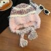 Gorro de Lana Maillard para Niños Otoño e Invierno 2024 Muestra Facial Gorro Pequeño de Punto Engrosado Cálido Protección para los Oídos Gorro Lei Feng Tendencia