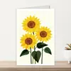 Conjunto de Envelopes para Cartão de Cumprimentos com Ilustração de Flores e Plantas Transfronteiriças Estilo Literário Cerimônia de Aniversário Agradecimento Cartão Universal