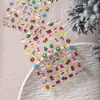 Manicura de Navidad Nuevas Pegatinas Árbol de Navidad en Relieve Hombre de Jengibre Ciervo Estéreo Copo de Nieve Muñeco de Nieve Uñas Pegatinas Adhesivas Lindas