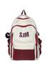 Mochila retro estilo americano para estudiantes universitarias, de gran capacidad, para estudiantes de secundaria y preparatoria, mochila escolar para computadora, para hombre.
