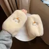 2025 Estilo Nuevo Mangas Cubre Mangas de Plumas para Mujer, Invierno Trabajo Anti-Suciedad Lindos Cubre Mangas, Estudiante Dibujos Animados Felpa Resistente a la Suciedad Mangas Protectoras