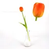 Mini Tulipa de Ramo Único Macia Tulipa PU látex Tulipa Flor Artificial Decoração Sensação PPPVC Tulipa