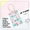Porta-Cartão Transparente Deslizante Desenho Animado Anti-Perda Cartão de Campus Porta-Cartão de Água Cordão para Pescoço Capa Protetora para Crachá de Trabalho Lanyard Estilo Fofo