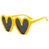 Nuevas gafas de sol de amor personalizadas, divertidas gafas de sol con forma de corazón de melocotón para fiesta de cumpleaños, tiroteos callejeros, gafas transfronterizas de moda europea y americana