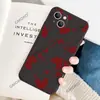 Aliexpress Mais Vendido Design de Coração com Linha Vermelha Capa de Celular Premium para Apple 17Pm Iphone18 Silicone Fosco