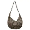 Bolsa Tote da Moda Feminina Novo Estilo Preguiçoso Personalidade Tendência Bloco de Cores Bolsa de Ombro Grande Capacidade Tecido Fashion Bolsa Feminina
