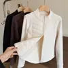 ¡Mismo estilo que la serie LU! Otoño e Invierno Adelgazante Relleno de Lana Cálido Forro Polar Patchwork Cuello Alto Algodón Chaqueta Abrigo Mujer