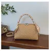 Bolso de Mano Rombo de Moda para Mujer 2026 Nuevo Bolso Tote Grande de Gran Capacidad para el Trabajo Bolso de Hombro Cruzado Simple Versátil
