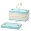 Caja de Almacenamiento con Tapa para Regalos y Recuerdos, Caja de Almacenamiento Portátil para Snacks de Estudiantes, Caja de Plástico para Cosméticos, Caja Organizadora de Almacenamiento