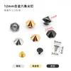 Kimberly Liga de Zinco de Alto Brilho Conservador de Cor 10-18mm Cone Quadrado Mongol Espiga Hexagonal Acessórios para Malas e Roupas