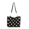 Bolso de moda transfronterizo 2026 verano nueva moda ligero elegante bolso de mujer lunares nicho simple versátil bolso de hombro