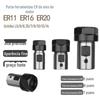 Motor Spindle Biela ER11 ER16 ER20 Motor ER Cortador Grampo Eixo Broca Grampo Furo de Cauda Extensão Haste