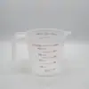 Vaso medidor de plástico transparente para el hogar con escala, tamaño de vaso, vaso medidor, juego de herramientas de medición para hornear en la cocina