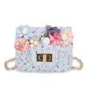 Nova Bolsa Infantil de Tecido Transversal de Ombro Bolsa Infantil de Desenho Animado Fofa Versátil Feminina Atacado