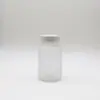 Frasco de vidro transparente tipo cápsula para cânhamo 2oz 3oz 4oz 5oz garrafa de cânhamo tampa de rosca à prova de crianças cápsula frasco de cordyceps