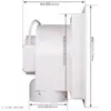 Extractor de Aire Green Island para Baño de 8 Pulgadas Ventilador de Ventilación Canalizado para Techo Extractor de Aire al por Mayor Extractor de Humo Ordinario para Techo