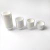 Vasos de papel para pasteles blancos puros al por mayor directos de fábrica, 100 barriles de papel para hornear de alta temperatura, papel grasiento para pasteles