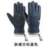 Luvas Quentes de Inverno, Montanhismo e Ciclismo ao Ar Livre, À Prova de Frio, À Prova de Vento e Impermeáveis, Luvas de Esqui de Veludo e Espessas com Tela Sensível ao Toque