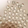 Teclas de Teclado para Nail Art com Suporte Adesivo, Adesivos de Vidro Cristalino, Adesivos Hemisféricos de Vidro para Nail Art, Adesivos de Teclado para Proteção de Unhas
