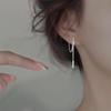 Brincos de Corrente Longa para Mulheres, Estilo Minimalista Criativo, Brincos de Pino para o Dia a Dia, Design de Nicho, Brincos Elegantes de Alta Qualidade, Modernos