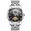 Kuaishou Transmisión en Vivo Reloj Mecánico Automático Tourbillon para Hombre Tevise Reloj Luminoso Resistente al Agua
