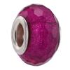Resina cortada color polvo cuentas de agujero grande imitación vidrio cuentas de agujero grande popular en Europa y Estados Unidos pulsera diy cuentas sueltas accesorios al por mayor