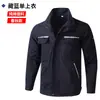 Traje de Ropa de Trabajo de Algodón Puro para Hombre de Primavera y Verano, Fuerte y Resistente al Desgaste, Ropa de Protección Laboral Soldadura y Anti-Quemaduras, Trabajadores de Taller de Fábrica
