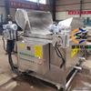 Máquina de fritar tofu seco, máquina de fritar carne seca, equipamento quadrado automático de alimentação e fritura, máquinas Shunze