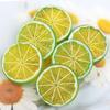 H Rodajas de Limón Simuladas, Adornos de Fruta Falsa, Modelo de Decoración de Ventana, Accesorios de Fotografía