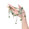 Collar de Moda de Lujo Resistente con Borla de Pedrería para la Noche, Collar de Alta Gama para Mujer de Círculos Sociales Selectos