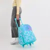Mochila de Carrinho Smiggle Australiana Ponto Stitch Mochila Escolar Infantil para Ensino Fundamental e Médio Desenho Animado Grande Capacidade