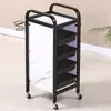 Carrito de Herramientas de Peluquería Carrito de Herramientas para Salón Carrito de Belleza Carro de Mano Carrito de Cinco Niveles para Barbería