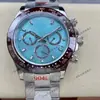 Reloj para Hombre Rolex Daytona Serie 40mm Multifuncional Cronógrafo Incrustado de Diamantes Mecánico Totalmente Automático Aliexpress