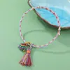 Cuerda de Colores al por Mayor Modelo Nuevo 2026 Hilo de Algodón Cuerda Roja Cuerda Trenzada Pulsera Colorida Ajustable para Adultos y Niños Pequeño Regalo