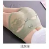 Lujo Ligero Satén Puro Deseo Contenida Sexy Encaje Calzones Mujer Algodón Puro Triángulo de Entrepierna Cintura Media Hielo Seda Calzones Mujer
