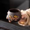 Tetera Xishi de Fénix y Dragón que Cambia de Color, Taza de Té de Dragón y Fénix Auspiciosos, Tetera Rompeaguas Semimanual, Souvenir para Evento de Negocios de Empresa