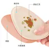 Almohadillas para el antepié con estampado de mariposas para tacones altos, Almohadillas blandas anti-desgaste y absorbentes de impactos para el antepié (media plantilla), Plantillas autoadhesivas de media talla
