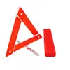 Sinal de aviso refletivo para inspeção anual de carro, sinal de tripé, sinal de estacionamento seguro para perigo e falha do veículo, suporte triangular dobrável
