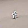 Yiluya Prata de Lei S925 Pingente de Cruz Vintage Pingente de Colar para Casal Acessórios de Pingente para Pulseira de Corda Trançada DIY