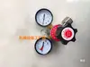 Medidor de Gas de Dióxido de Carbono del Fabricante, Medidor de Gas para Máquina de Cerveza de Barril, Regulador de Presión con Anillo de Tirar